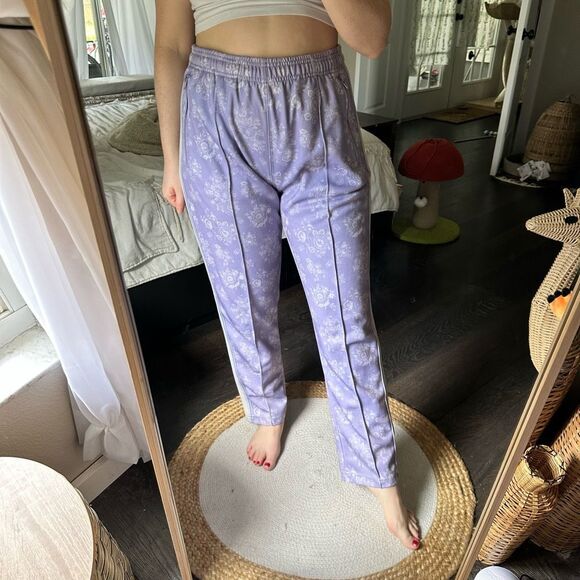 Urban Outfitters Women’s Medium Purple Patterned Pants - Picture 1 of 6
